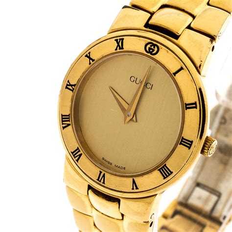 gucci gold plated womens watches|ladies gucci watches prices.